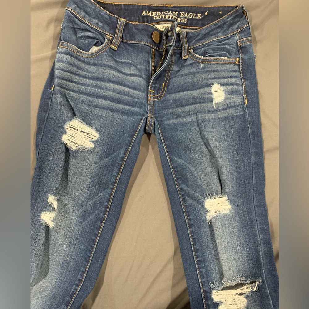 American Eagle 00 Super Stretch Skinny Jeans